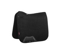 LeMieux Dressage Suede Square Saddle Pad - Saddle Pads for Horses - Equestrian Riding Equipment and Accessories (Black - Large)