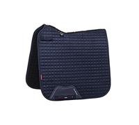LeMieux Dressage Suede Square Saddle Pad - Saddle Pads for Horses - Equestrian Riding Equipment and Accessories (Navy - XLarge)