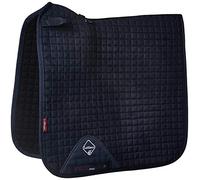 LeMieux Dressage Suede Square Saddle Pad - Saddle Pads for Horses - Equestrian Riding Equipment and Accessories (Navy - Small/Medium)
