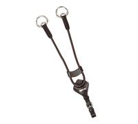 LeMieux Elasticated Martingale Attachment - Brown/Silver Pony