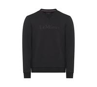 LeMieux Elite Mens Round Neck Sweater - Black Medium