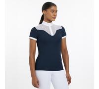 LeMieux Emily Short Sleeve Show Shirt - Navy, Size 12