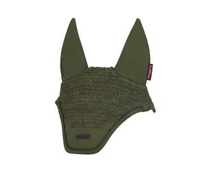 LeMieux Essence Acoustic Fly Hood - Sound Proof Micro-Foam - Pine Green - Medium