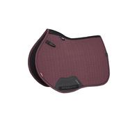 LeMieux Essence Eurojump Square - Soft Shell Upper and Self Cooling Liner - High Wither - Damson - Large