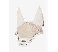LeMieux Essence Fly Hood - 100% Cotton - Comfortable Elastane Ears - Stone - Medium