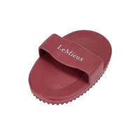 LeMieux Essentials Grooming Brushes - Red - Rubber Curry Comb