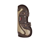 LeMieux Exo-Flex Tendon Boot - Pair of Equestrian Horse Riding Boots - Brown/Gold - Large