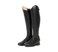 LeMieux Field Riding Boots - Womens Long Leather Horse Riding Boots - Regular Calf Height - Regular Calf Width - Black - UK4