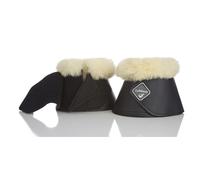 LeMieux Fleece WrapRound Over Reach Boots | Equestrian Wear | Black/Natural