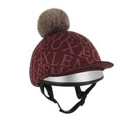 LeMieux Fleur Pom Pom Hat Silk Merlot