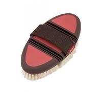 LeMieux Flexi Goat Hair Body Brush - Cranberry