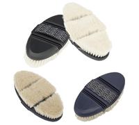 LeMieux Flexi Goats Hair Body Brush - Navy Blue