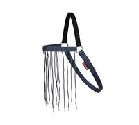 LeMieux Fly Fringe - Use With or Without Bridle or Headcollar - Silicone Dipped Ends - Dusk Blue - Cob