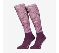 LeMieux Footsie Socks - Western - Pink - Size: Small