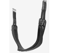 LeMieux Gel-Tek Anatomic Jumping Girth - Contoured Shape - Dynamic Gel and Ultra Soft Leather - Black - 110cm/44"