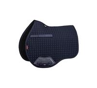 LeMieux General Purpose Cotton Square Saddle Pad - English Saddle Pads for Horses - Equestrian Riding Equipment and Accessories (Navy - Large)