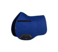 LeMieux General Purpose Suede Square Saddle Pad - English Saddle Pads for Horses - Equestrian Riding Equipment and Accessories (Benetton Blue - Large)