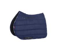 LeMieux GP Work Pad - Fits Under General Purpose and Jumping Saddles - High Wither Profile & Girth Keeper - Navy - Large