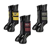 LeMieux Grafter Brushing Horse Boots Pair in Oak - Highly Durable, Soft, Lightweight & Breathable - Equestrian Protection Footwear - X Large