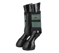 LeMieux Grafter Brushing Horse Boots - Protective Gear and Training Equipment - Equine Boots, Wraps & Accessories (Hunter Green/Large)