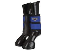 LeMieux Grafter Brushing Horse Boots - Protective Gear and Training Equipment - Equine Boots, Wraps & Accessories (Benetton Blue/Large)