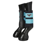 LeMieux Grafter Brushing Horse Boots - Protective Gear and Training Equipment - Equine Boots, Wraps & Accessories (Azure/X-Large)