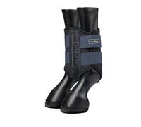 LeMieux Grafter Brushing Horse Boots - Protective Gear and Training Equipment - Equine Boots, Wraps & Accessories - Navy - Large