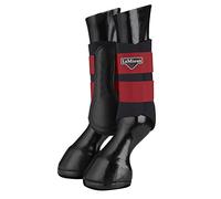 LeMieux Grafter Brushing Horse Boots - Protective Gear and Training Equipment - Equine Boots, Wraps & Accessories (Chilli/Large)