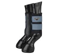 LeMieux Grafter Brushing Horse Boots - Protective Gear and Training Equipment - Equine Boots, Wraps & Accessories (Ice Blue/Medium)