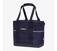 LeMieux Grooming Tote - Perfect for the Yard and Travel - Wipe Clean Fabric - Drawstring Closure - Navy