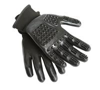 LeMieux Hands On Grooming Glove - Black - Size: Small