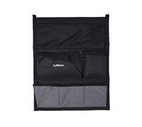 LeMieux Hanging Pockets - Perfect for Grooming Brushes and Yard Essentials - Mesh, Open & Zip Pockets - Black