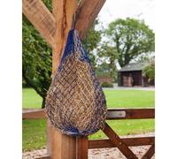 LeMieux Hippo Hay Net Horse Greedy Feeder in Navy and Grey - Durable Long Lasting Yard Feeding Bag with Small Holes - One Size