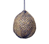 LeMieux Hippo Hay Net Horse Greedy Feeder in Navy and Grey - Durable Long Lasting Yard Feeding Bag with Small Holes - One Size