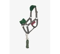 Lemieux Hobby Horse Accessories - Hunter Green Vogue Headcollar & Lead Rope