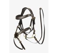 LeMieux Hobby Horse Grackle Bridle Brown - Padded Leather and Soft Lambswool - Educational Toy