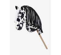 LeMieux Hobby Horse Dakota - Black and White Appaloosa - Realistic Head - Perfect for Kids