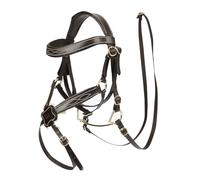 LeMieux Hobby Horse Grackle Bridle Brown - Padded Leather and Soft Lambswool - Educational Toy
