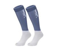 LeMieux Horse Riding Competition Socks - Twin Pack - Ice Blue - XS