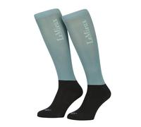 LeMieux Children's Riding Socks My Competition – Lagoon – Twin Pack XS