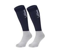 LeMieux Horse Riding Competition Socks - Twin Pack - Navy - XS