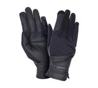 LeMieux Hybrid Riding Gloves - Fleece-lined - Close Contact Feel - Navy - Size 7.5