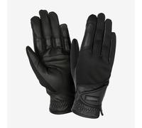 LeMieux Hybrid Riding Gloves - Horse Riding Gloves - Black - Size: Glove 8.5