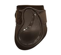 LeMieux Impact Compliant Fetlock Horse Boots Pair in Brown with Moulded Protective Strike Area, Mesh Vents & Double Lock Closure - Medium