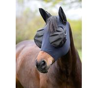 LeMieux Insect Protection Half Mask - Fly Mask - UV Protection - Pull On - Breathable - Navy - XXL