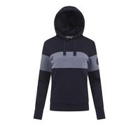 LeMieux Jade Pop Over - Soft Brushed Back Sweat Fabric - Kangaroo Pocket - 3D Chest Graphic and Sleeve Badge - Colour Block - Navy - UK 6