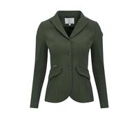 LeMieux Jessica Mesh Show Jacket - Womens Equestrian Horse Riding Competition Jacket - Lightweight & Breathable - Pine Green - UK14