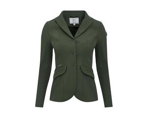 LeMieux Jessica Mesh Show Jacket - Womens Equestrian Horse Riding Competition Jacket - Lightweight & Breathable - Pine Green - UK14