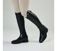 LeMieux Junior Field Childrens Tall Leather Horse Riding Boots - Black Childs 5 UK
