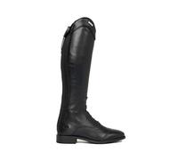 LeMieux Junior Field Riding Boots - Childrens Long Leather Horse Riding Boots - Regular Height - Full Calf - Black - UK5